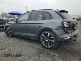 2024 Audi SQ5 Premium Plus with VIN WA1B4AFY0R2062235, listed as a Copart auction lot 75702414 with 1,600 mi miles and Salvage Title. Bid and sale history available at DreamBid. Image 2.