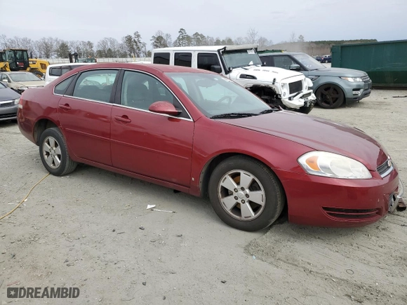 2008 Chevrolet Impala LT with VIN 2G1WT58K781300972, listed as a Copart auction lot 48469765 with 235,111 mi miles and Salvage Title. Bid and sale history available at carsss.com. Image 4.