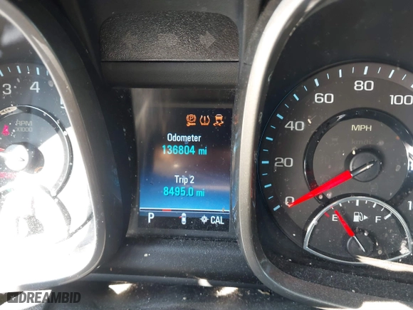 2013 Chevrolet Malibu ECO with VIN 1G11F5RR1DF114358, listed as a IAAI auction lot 41660234 with 136,804 mi miles. Bid and sale history available at carsss.com. Image 7.
