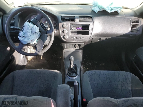 2002 Honda Civic EX with VIN 1HGEM21912L047222, listed as a Copart auction lot 87010634 with 0 mi miles and Salvage Title. Bid and sale history available at carsss.com. Image 8.