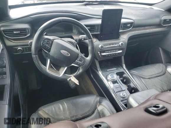 2020 Ford Explorer Platinum with VIN 1FM5K8HC5LGA34794, listed as a Copart auction lot 51812355 with Not provided miles and Salvage title. Bid and sale history available at DreamBid. Image 8.