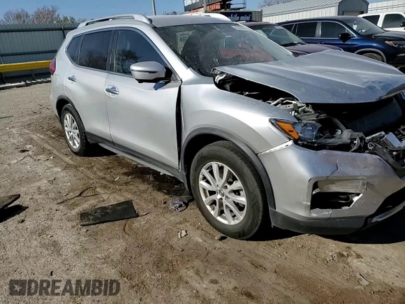 2017 Nissan Rogue SV with VIN JN8AT2MT8HW150186, listed as a Copart auction lot 82809414 with 77,784 mi miles and Salvage Title. Bid and sale history available at carsss.com. Image 12.