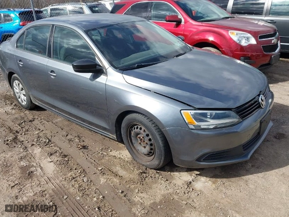 2014 Volkswagen Jetta Sedan S with VIN 3VW2K7AJ6EM294010, listed as a IAAI auction lot 42042840 with 89,774 mi miles. Bid and sale history available at carsss.com. Image 1.