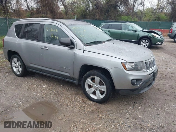 2017 Jeep Compass Sport with VIN 1C4NJCBA4HD123718, listed as a IAAI auction lot 41986191 with 140,109 mi miles and . Bid and sale history available at DreamBid. Image 1.