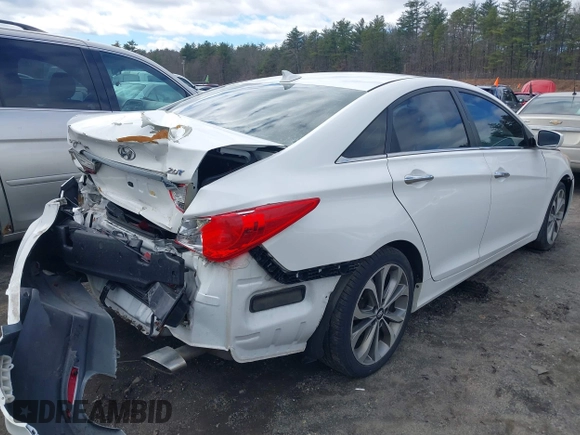 2013 Hyundai Sonata Limited with VIN 5NPEC4AB3DH761148, listed as a IAAI auction lot 41859914 with 168,305 mi miles and . Bid and sale history available at DreamBid. Image 4.