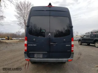 2017 Mercedes-Benz Sprinter Crew Van with VIN WD4FE8CD8HP574993, listed as a Copart auction lot 51812725 with 123,499 mi miles and Salvage Title. Bid and sale history available at carsss.com. Image 6.