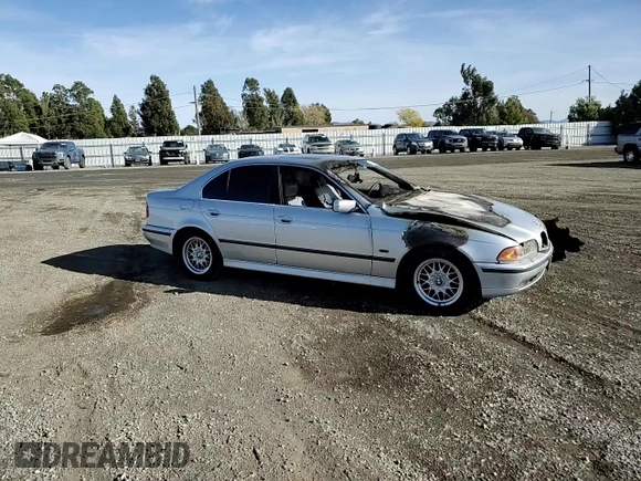2000 BMW 5 Series 528iA with VIN WBADM634XYGU18038, listed as a Copart auction lot 79444224 with 0 mi miles and Salvage Title. Bid and sale history available at carsss.com. Image 10.