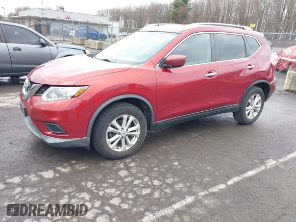 2016 Nissan Rogue SV with VIN KNMAT2MV9GP708746, listed as a IAAI auction lot 41845027 with 94,140 mi miles. Bid and sale history available at carsss.com. Image 20.