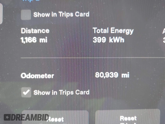 2020 Tesla Model 3 Long Range with VIN 5YJ3E1EB5LF783269, listed as a IAAI auction lot 42085024 with 80,939 mi miles. Bid and sale history available at carsss.com. Image 7.