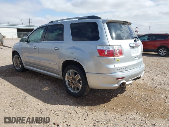 2011 GMC Acadia Denali with VIN 1GKKRTED5BJ402089, listed as a IAAI auction lot 41787001 with 165,030 mi miles and . Bid and sale history available at DreamBid. Image 3.