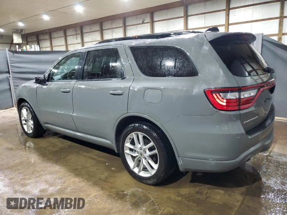2023 Dodge Durango GT Plus with VIN 1C4RDHDG4PC685467, listed as a Copart auction lot 63186935 with 34,739 mi miles and Clean title. Bid and sale history available at DreamBid. Image 2.
