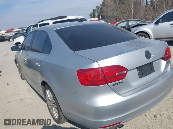 2012 Volkswagen Jetta Sedan SEL w/Sunroof with VIN 3VWLX7AJ6CM452624, listed as a IAAI auction lot 41685651 with 94,413 mi miles. Bid and sale history available at carsss.com. Image 3.