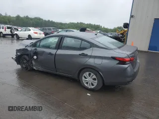 2025 Nissan Versa S с VIN 3N1CN8DVXSL836295, выставлен на аукционе Copart как лот 61004235 с пробегом 7 417 миль миль и Списание • Salvage title. История ставок и продаж доступна на DreamBid. Изображение 2.
