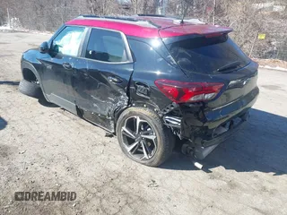 2021 Chevrolet TrailBlazer RS with VIN KL79MTSL6MB111695, listed as a IAAI auction lot 41589273 with 22,815 mi miles and . Bid and sale history available at DreamBid. Image 3.