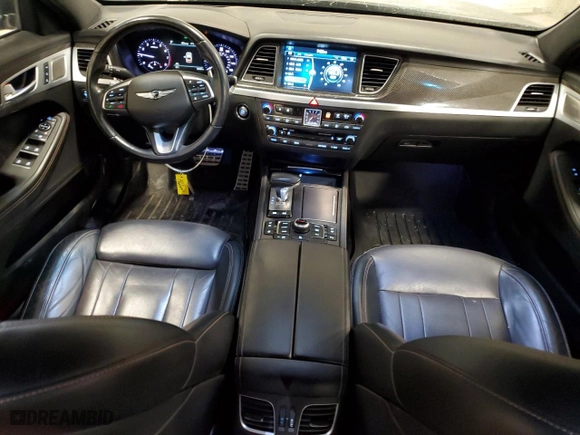 2018 Genesis G80 3.3T Sport with VIN KMHGN4JB1JU270304, listed as a Copart auction lot 51576065 with 83,447 mi miles and Non Repairable. Bid and sale history available at carsss.com. Image 8.