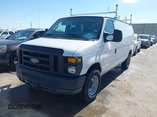 2009 Ford Econoline Cargo Commercial with VIN 1FTNE14W69DA46482, listed as a IAAI auction lot 42235430 with 339,835 mi miles and . Bid and sale history available at DreamBid. Image 2.