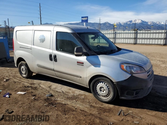 2018 Ram ProMaster City Cargo Van Tradesman with VIN ZFBERFAB4J6H78482, listed as a Copart auction lot 89012065 with 150,261 mi miles and Salvage Title. Bid and sale history available at carsss.com. Image 4.