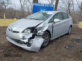 2010 Toyota Prius II with VIN JTDKN3DU8A0119389, listed as a IAAI auction lot 41705483 with 207,737 mi miles. Bid and sale history available at carsss.com. Image 18.