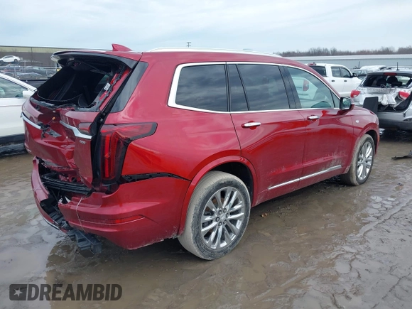 2022 Cadillac XT6 Premium Luxury with VIN 1GYKPDRS6NZ118860, listed as a IAAI auction lot 41459341 with 64,682 mi miles. Bid and sale history available at carsss.com. Image 4.