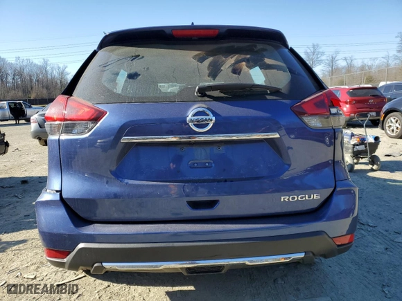 2020 Nissan Rogue S with VIN JN8AT2MT7LW010798, listed as a Copart auction lot 45848765 with 104,395 mi miles and Salvage Title. Bid and sale history available at carsss.com. Image 6.