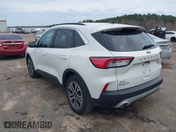 2020 Ford Escape SEL with VIN 1FMCU0H63LUB08437, listed as a IAAI auction lot 41691341 with 68,974 mi miles and . Bid and sale history available at carsss.com. Image 3.