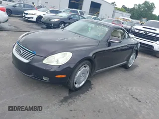 2003 Lexus SC 430 с VIN JTHFN48Y330045076, выставлен на аукционе IAAI как лот 42507555 с пробегом 323 380 миль миль и . История ставок и продаж доступна на DreamBid. Изображение 2.
