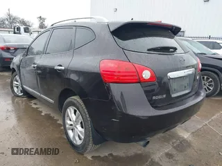2013 Nissan Rogue S with VIN JN8AS5MT9DW030721, listed as a IAAI auction lot 41609857 with 143,024 mi miles. Bid and sale history available at carsss.com. Image 3.