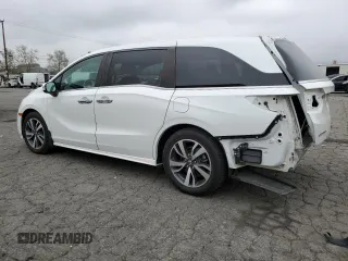 2021 Honda Odyssey Touring with VIN 5FNRL6H84MB027804, listed as a Copart auction lot 50535175 with 28,750 mi miles and Salvage Title. Bid and sale history available at carsss.com. Image 2.
