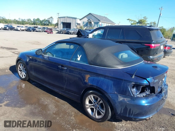 2010 BMW 1 Series 128i with VIN WBAUN1C59AVH81847, listed as a IAAI auction lot 40496951 with 148,463 mi miles and . Bid and sale history available at DreamBid. Image 3.