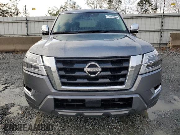2023 Nissan Armada Platinum with VIN JN8AY2DA0P9405121, listed as a Copart auction lot 78099894 with 2,799 mi miles and Non Repairable. Bid and sale history available at carsss.com. Image 5.