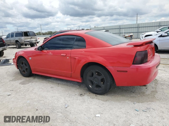 2004 Ford Mustang Standard with VIN 1FAFP40644F198897, listed as a Copart auction lot 47007415 with 129,067 mi miles and Salvage title. Bid and sale history available at DreamBid. Image 2.