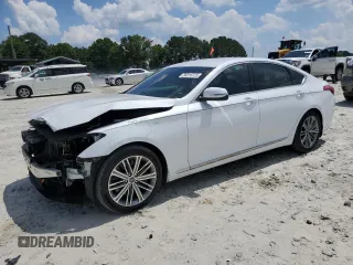 2018 Genesis G80 3.8L with VIN KMHGN4JE9JU279293, listed as a Copart auction lot 58816725 with 47,208 mi miles and Salvage title. Bid and sale history available at DreamBid. Image 1.