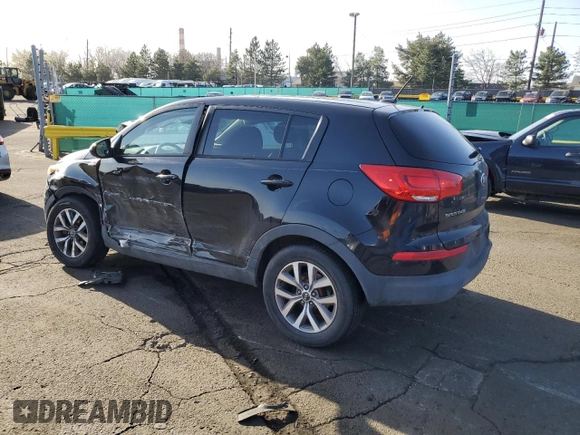 2015 Kia Sportage LX with VIN KNDPBCAC8F7764830, listed as a Copart auction lot 52429445 with 108,807 mi miles and Salvage Title. Bid and sale history available at DreamBid. Image 2.