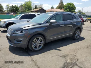 2019 Lincoln MKC Reserve with VIN 5LMCJ3D97KUL38925, listed as a Copart auction lot 62095365 with 62,995 mi miles and Salvage title. Bid and sale history available at DreamBid. Image 1.