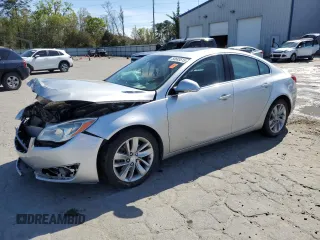 2014 Buick Regal with VIN 2G4GK5EX3E9320529, listed as a Copart auction lot 50683515 with 136,080 mi miles and Salvage title. Bid and sale history available at DreamBid. Image 1.
