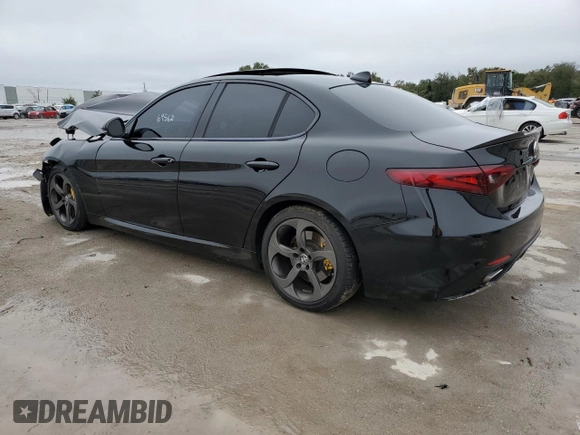 2017 Alfa Romeo Giulia with VIN ZARFAEBN2H7553710, listed as a Copart auction lot 72142482 with 69,562 mi miles. Bid and sale history available at carsss.com. Image 2.