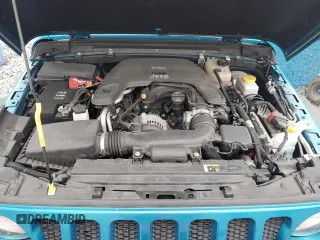 2020 Jeep Wrangler Unlimited Sport Altitude with VIN 1C4HJXDG7LW201640, listed as a Copart auction lot 52312435 with 40,311 mi miles and Salvage title. Bid and sale history available at DreamBid. Image 11.