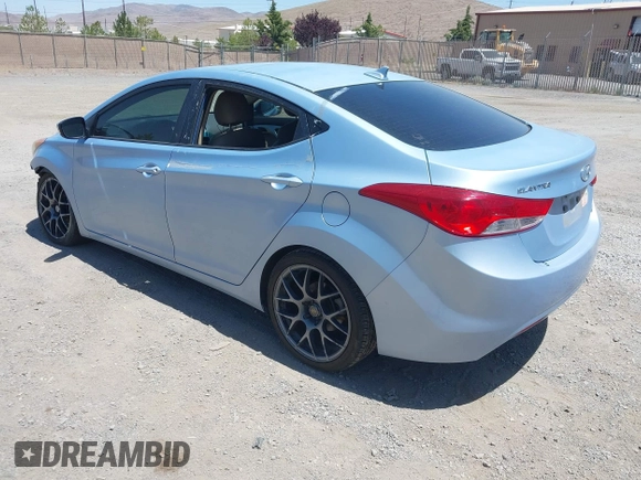 2012 Hyundai Elantra Limited with VIN KMHDH4AEXCU351048, listed as a IAAI auction lot 42618873 with 215,748 mi miles and . Bid and sale history available at DreamBid. Image 3.