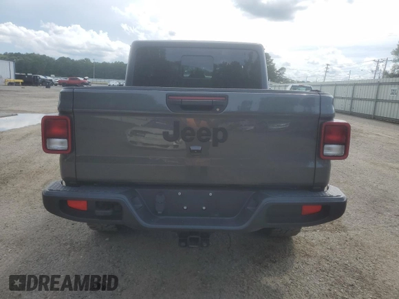2021 Jeep Gladiator Willys with VIN 1C6HJTAG7ML572661, listed as a Copart auction lot 61172665 with 54,317 mi miles and Salvage title. Bid and sale history available at DreamBid. Image 6.