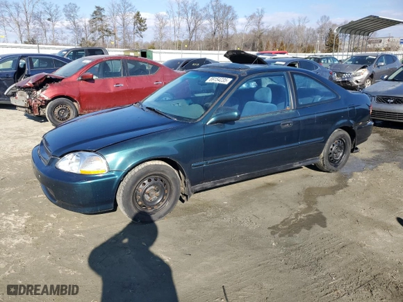 1998 Honda Civic EX with VIN 1HGEJ8249WL133446, listed as a Copart auction lot 89154235 with 248,549 mi miles and Salvage Title. Bid and sale history available at carsss.com. Image 1.