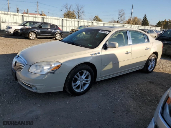 2010 Buick Lucerne CXL Premium with VIN 1G4HJ5EM4AU128529, listed as a Copart auction lot 76595714 with 128,885 mi miles and Clean Title. Bid and sale history available at carsss.com. Image 1.