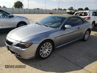 2004 BMW 6 Series 645Ci with VIN WBAEK73434B322484, listed as a Copart auction lot 79912464 with 108,713 mi miles and Clean Title. Bid and sale history available at carsss.com. Image 1.