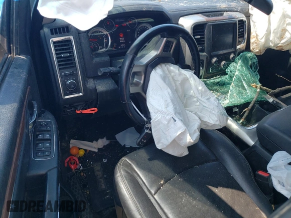 2017 Ram 1500 Laramie with VIN 1C6RR7VT9HS734233, listed as a Copart auction lot 54511735 with 143,922 mi miles and Salvage title. Bid and sale history available at DreamBid. Image 8.