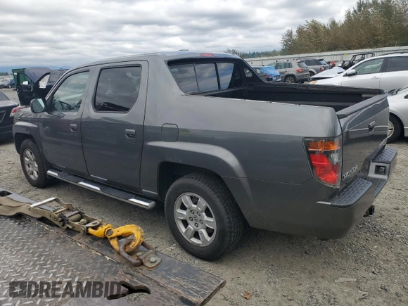2007 Honda Ridgeline RTL w/Leather with VIN 2HJYK16587H501001, listed as a Copart auction lot 71579024 with 129,398 mi miles and Salvage Title. Bid and sale history available at carsss.com. Image 2.