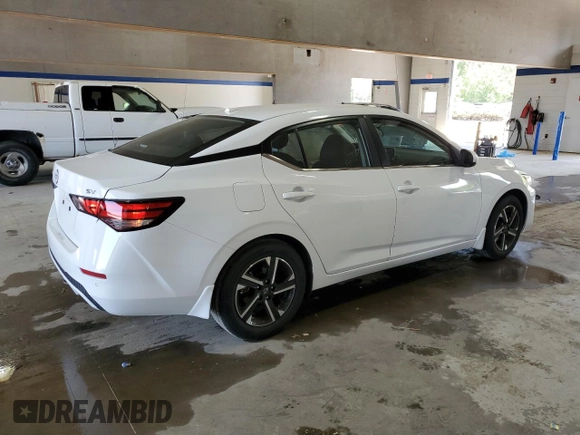 2024 Nissan Sentra SV with VIN 3N1AB8CV2RY390433, listed as a Copart auction lot 59626335 with 5,597 mi miles and Salvage title. Bid and sale history available at DreamBid. Image 3.