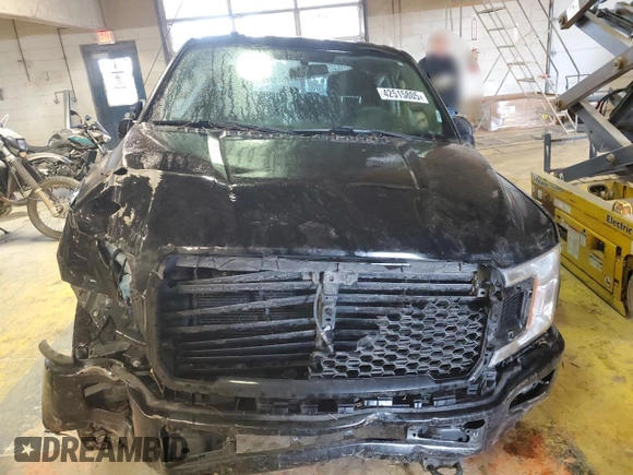 2018 Ford F-150 XL with VIN 1FTEW1E56JFC27884, listed as a Copart auction lot 42515805 with Not Provided miles and Salvage Title. Bid and sale history available at DreamBid. Image 5.