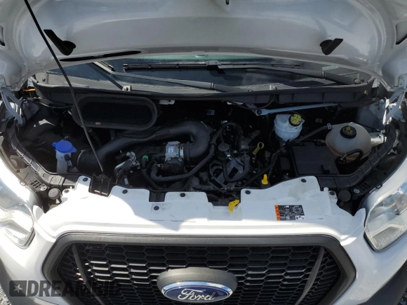 2023 Ford Transit Cargo with VIN 1FTBR1C86PKA12559, listed as a Copart auction lot 60771385 with 11,478 mi miles and Non repairable. Bid and sale history available at DreamBid. Image 12.