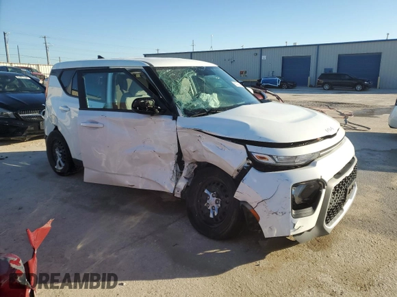 2022 Kia Soul LX with VIN KNDJ23AU9N7165979, listed as a Copart auction lot 85520384 with 60,928 mi miles and Salvage Title. Bid and sale history available at DreamBid. Image 4.