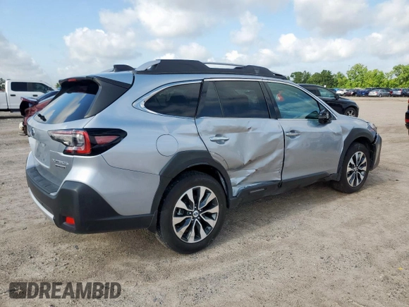 2024 Subaru Outback Touring with VIN 4S4BTAPC0R3106378, listed as a Copart auction lot 61424485 with 5,202 mi miles and Salvage title. Bid and sale history available at DreamBid. Image 3.
