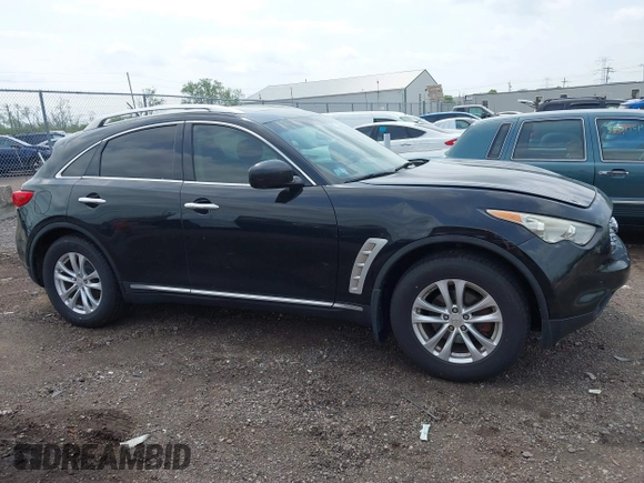 2010 Infiniti FX35 with VIN JN8AS1MW4AM851803, listed as a IAAI auction lot 42156351 with 170,700 mi miles. Bid and sale history available at carsss.com. Image 13.
